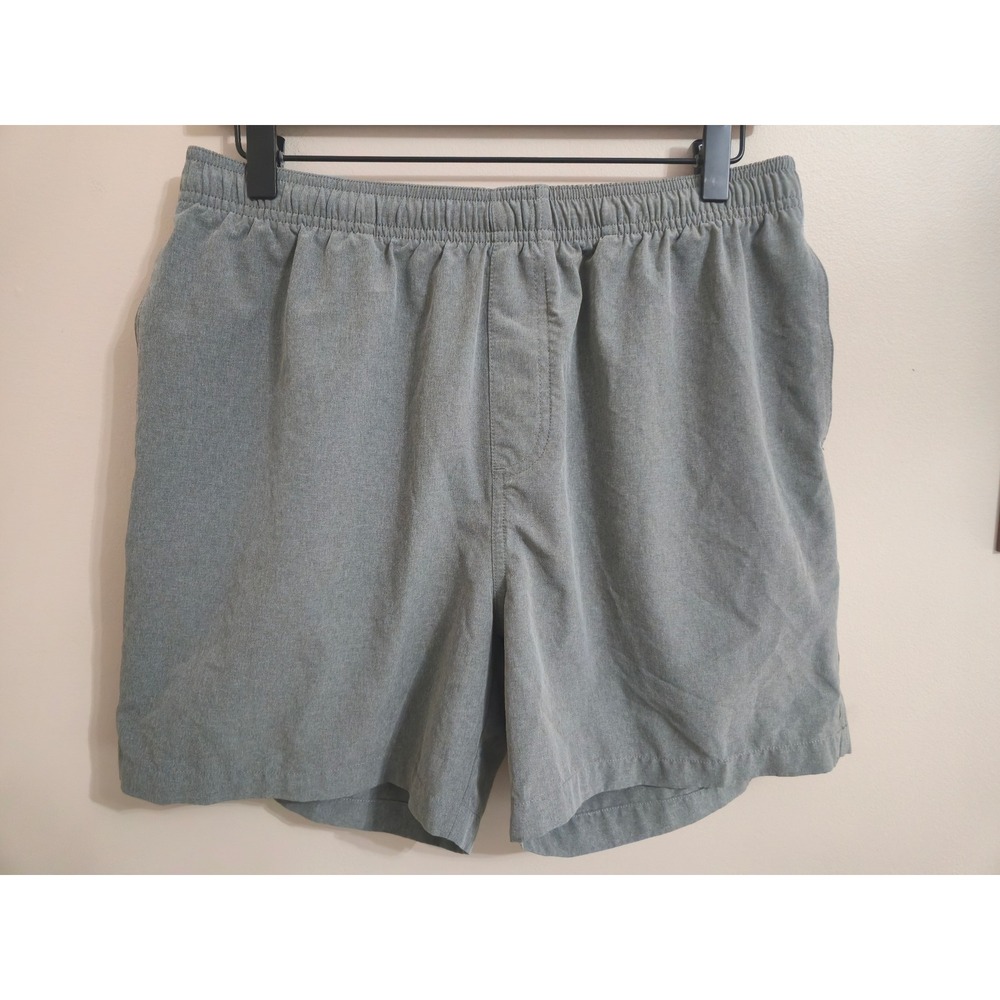 Chubbies Everywear Shorts Mens Large Grey 5.5 Inch Inseam Elastic Waist Casual